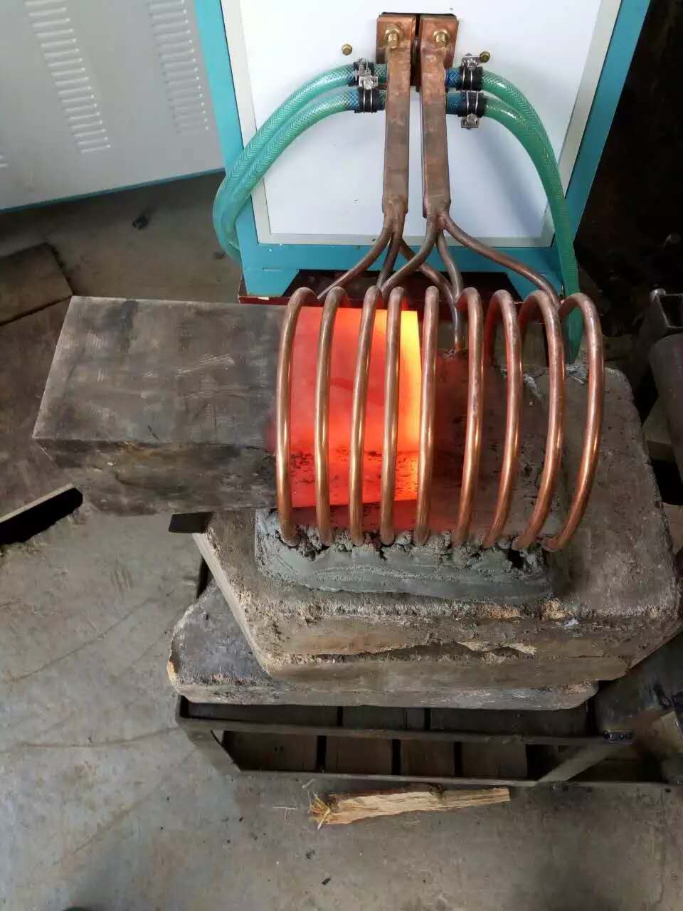釬桿高頻加熱